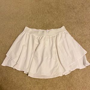 Lululemon White Tennis Skirt Size 10